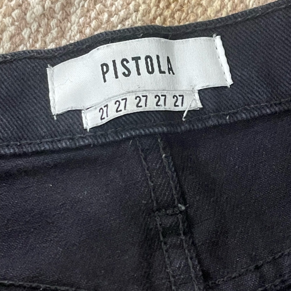Pistola Gigi Distressed Short Shorts - Picture 3 of 6
